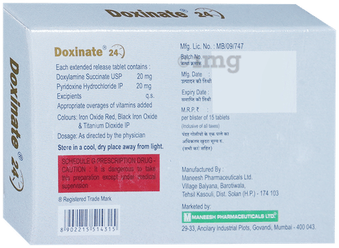 Doxinate 24 Tablet ER image