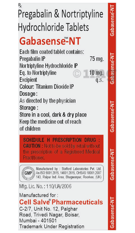 Gabasense-NT Tablet image