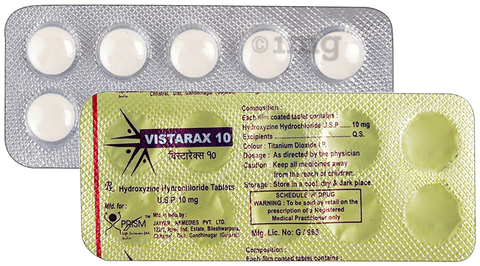 Vistarax 10mg Tablet image
