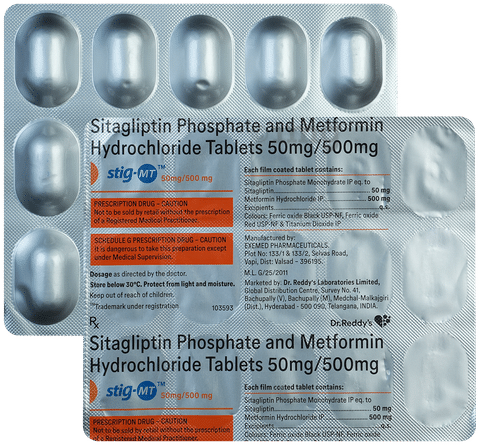 Stig-MT 50mg/500mg Tablet