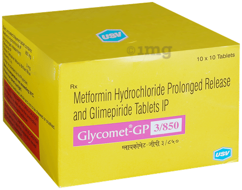 Glycomet-GP 3/850 Tablet PR image