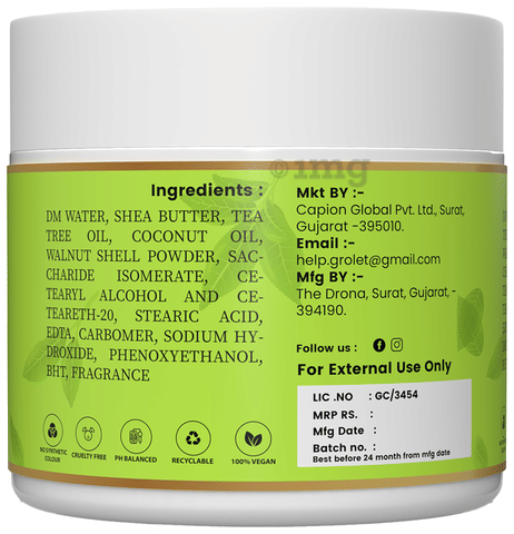 Grolet Green Tea Face Scrub image