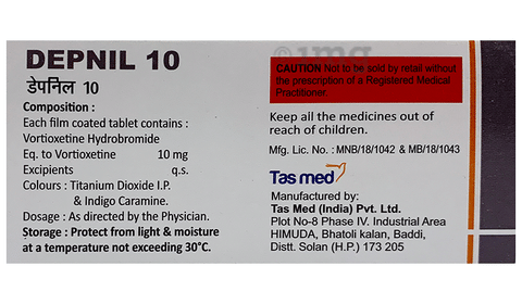 Depnil 10 Tablet image Depnil 10 Tablet image