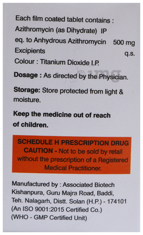 Curzithro 500 Tablet image Curzithro 500 Tablet image