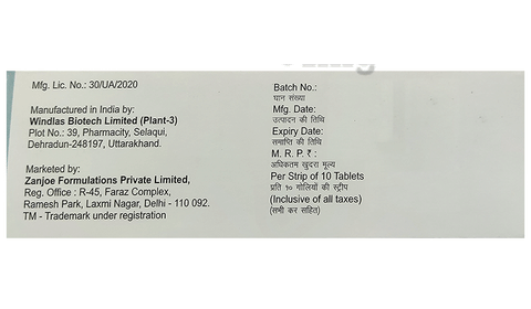 निजाटेल 40 टैबलेट image