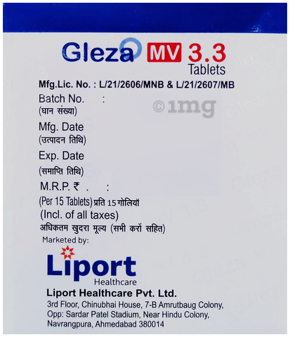 Gleza MV 3.3 Tablet SR image Gleza MV 3.3 Tablet SR image