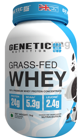 Cookies and cream Grass Fed Whey Protein, 2 Kg at best price in
