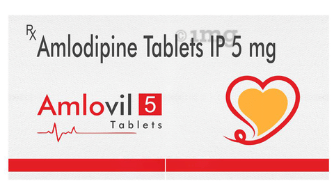 Amlovil 5mg Tablet image