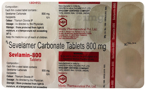 Sevlamin 800 Tablet image