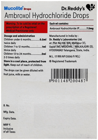 Mucolite Drops image Mucolite Drops image