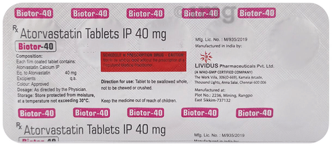 Biotor 40mg Tablet image