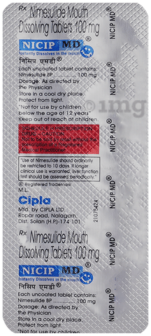Nicip MD Tablet image