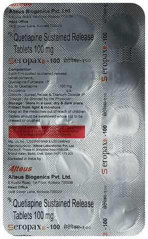 Seropax 100mg Tablet SR image