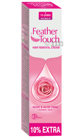 Buy ViJohn Women Feather Touch Hair Removal Cream  Aloevera  Cucumber   Pack of 6 x 40 gm Online at Best Price  Lotions  Creams