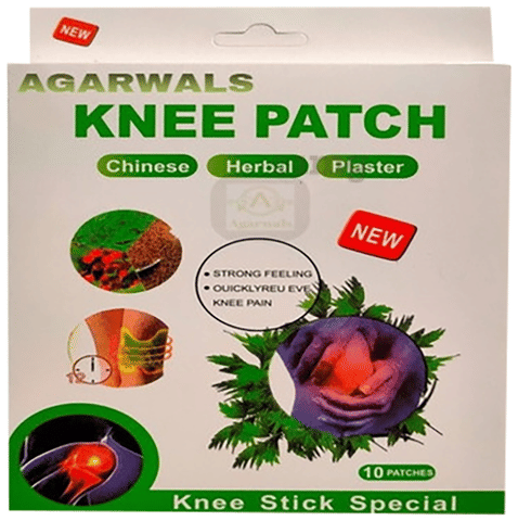Agarwals Warming Herbal Plaster Knee Patch (10 Each) image Agarwals Warming Herbal Plaster Knee Patch (10 Each) image