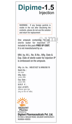 Dipime 1.5 Injection image Dipime 1.5 Injection image