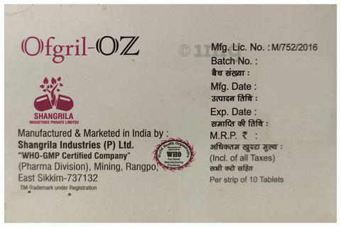 ऑफग्रिल-ओजेड टैबलेट image