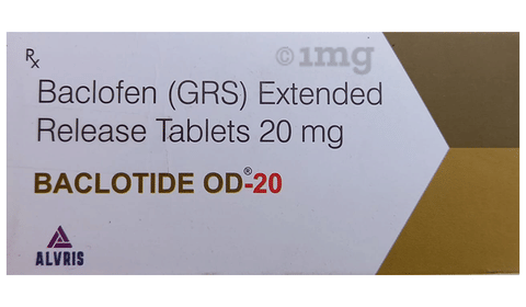 Baclotide OD 20 Tablet image Baclotide OD 20 Tablet image