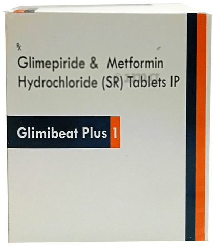Glimibeat Plus 1 Tablet SR image Glimibeat Plus 1 Tablet SR image