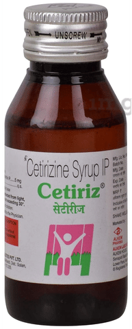 Cetiriz 5mg/5ml Syrup image Cetiriz 5mg/5ml Syrup image