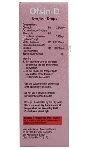 Ofsin-D Eye/Ear Drops image