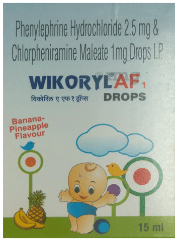 Wikoryl AF 1 Oral Drops Banana-Pineapple