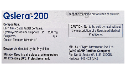Qslera 200mg Tablet image