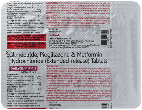 Dailyglim PM 2 Tablet image