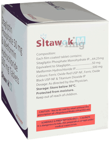 Sitawok M 500 Tablet image Sitawok M 500 Tablet image