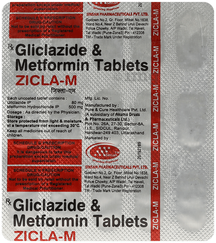 Zicla-M Tablet image