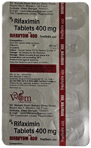 Rifavyom 400 Tablet image Rifavyom 400 Tablet image