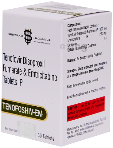 Tenofoshiv-EM Tablet image Tenofoshiv-EM Tablet image