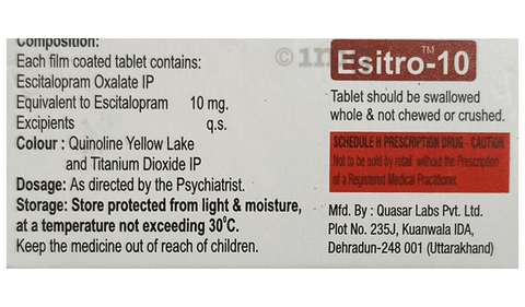 Esitro 10 Tablet image Esitro 10 Tablet image