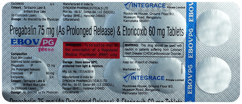 Ebov PG 75mg/60mg Tablet image