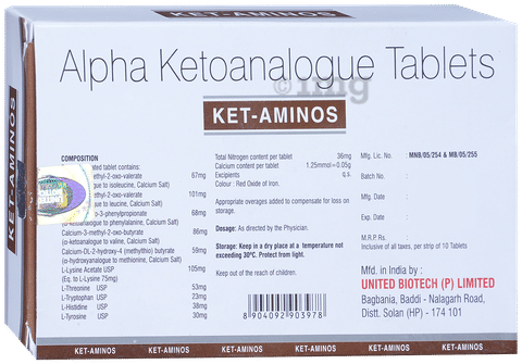 Ket- Aminos Tablet image