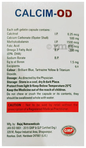 Calcim-OD Softgel Capsule image