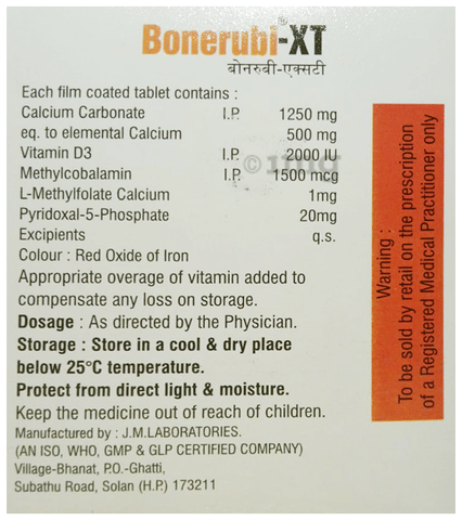 Bonerubi-XT Tablet image