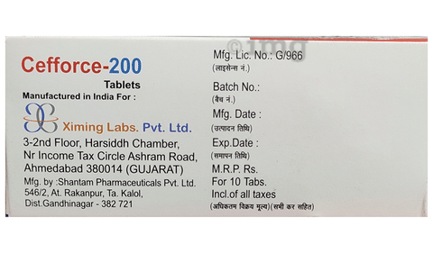 Cefforce 200 Tablet DT image