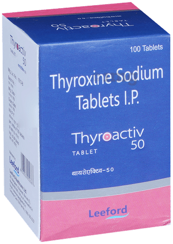 Thyroactiv 50 Tablet image Thyroactiv 50 Tablet image