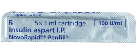 NovoRapid Penfill (3ml Each) image NovoRapid Penfill (3ml Each) image