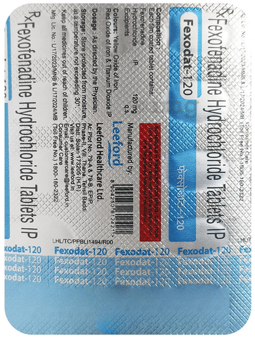 Fexodat 120mg Tablet image