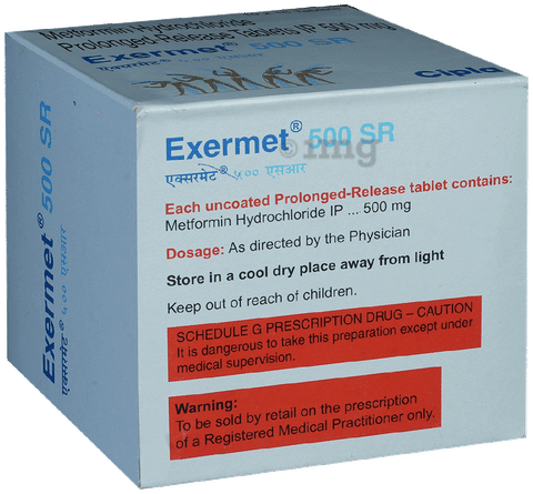 Exermet 500 Tablet PR image