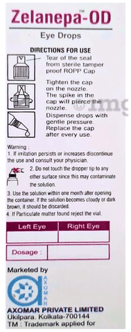 Zelanepa-OD Eye Drop image