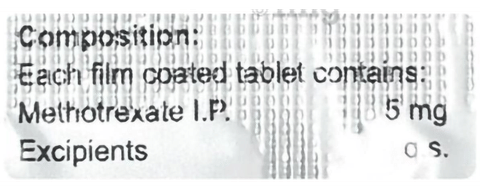Meditrex 5mg Tablet image