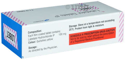 Labebet 100 MG Tablet (10): Uses, Side Effects, Price & Dosage