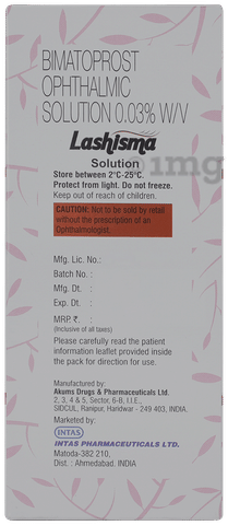 Lashisma  Solution (3ml Each) image