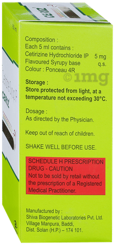 Ceriz 5mg Syrup image Ceriz 5mg Syrup image