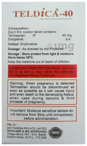 Teldica 40 Tablet image Teldica 40 Tablet image