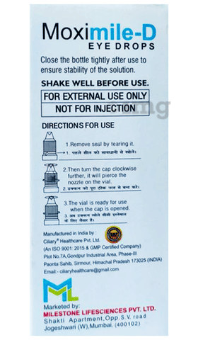 Moximile-D Eye Drop image