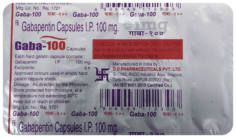 Gaba 100 Capsule image